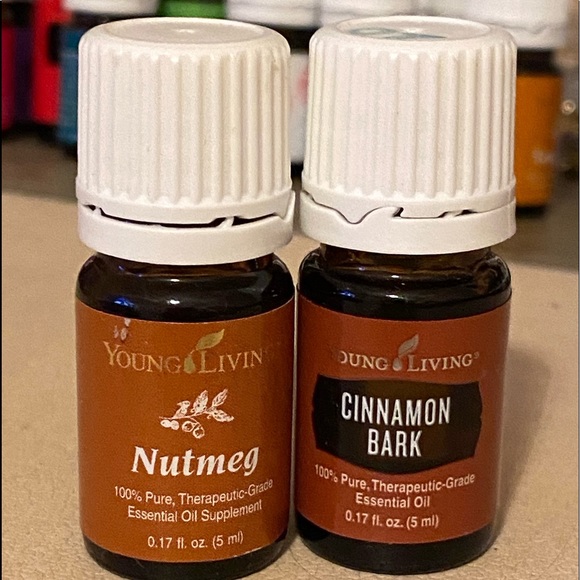 Young Living Fall Blend cinnamon bark & nutmeg